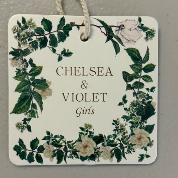 Chelsea & Violet Women's Size Medium White Knitted Crop-Top Boho Inspired Blouse - Picture 4 of 11